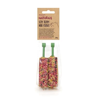 Rosewood Rosewood Naturals Very Berry Mini Sticks Small Animal Treats 80g