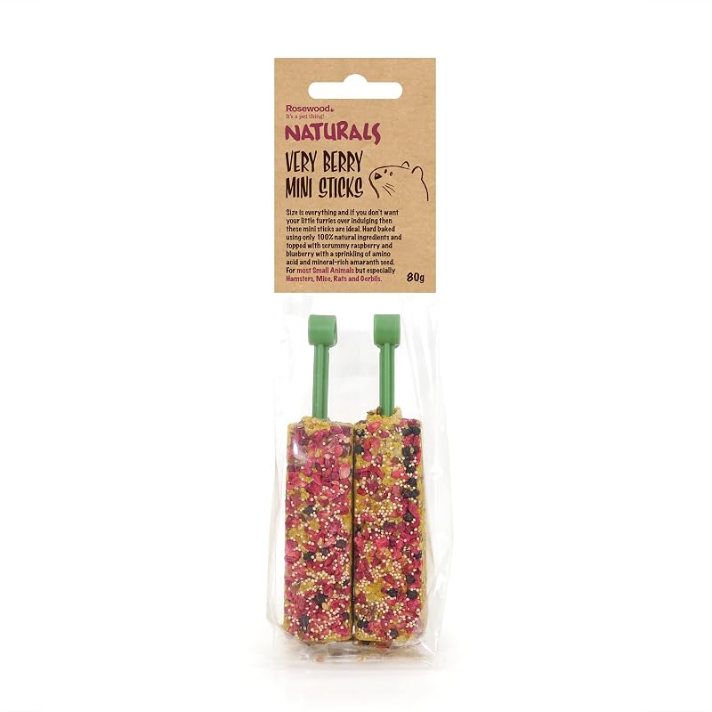 Rosewood Rosewood Naturals Very Berry Mini Sticks Small Animal Treats 80g