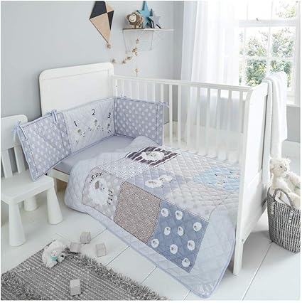 cot bed bumper set boy