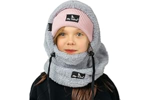 Shy Velvet Ski Mask for Kids Winter Balaclava Warm Fleece Lined Hats