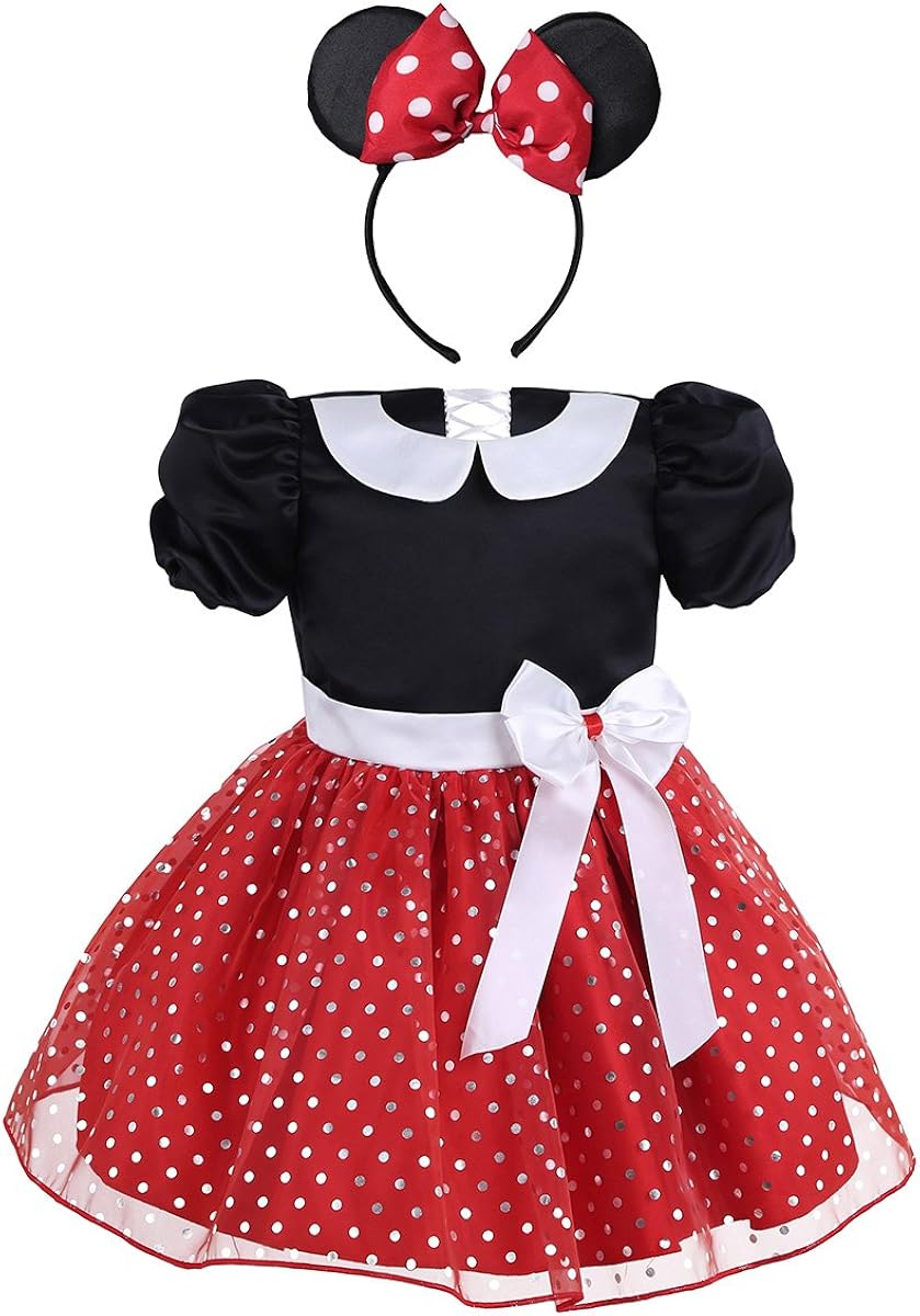 YiZYiF Vestito Da Principessa Per Bambina - Abito Da Cerimonia In Pizzo Floreale Smanicato - Vestito Da Sposa E Damigella Per Matrimoni E Compleanni - copertina