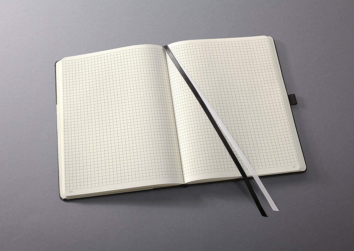 SIGEL CO121 Premium Notebook squaRed, A5, hardcover, Black - Conceptum, approx. A5 - Image 4