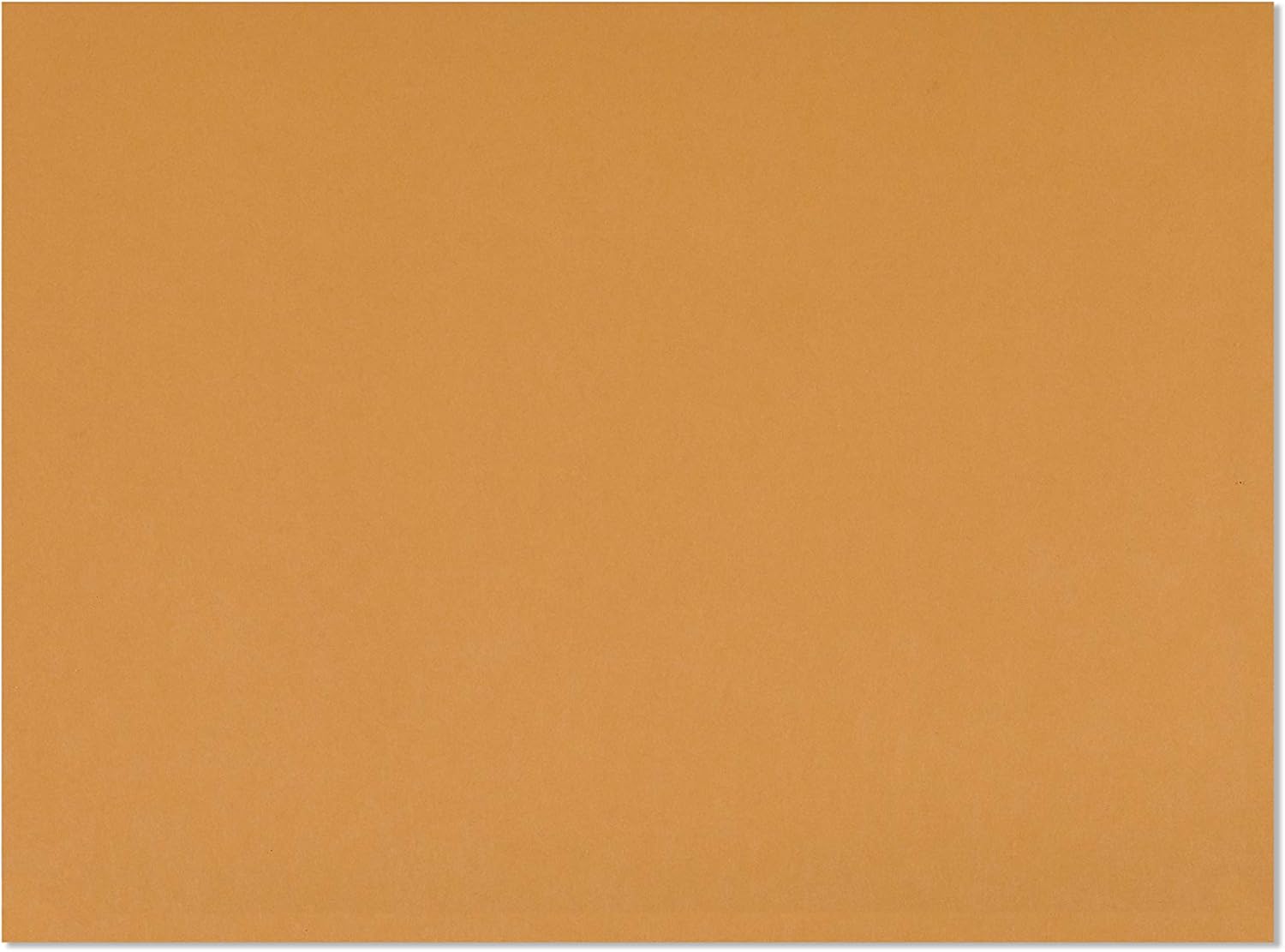 Check O Matic 9x12 Brown Booklet Open Side Envelopes – Gummed Seal 9 x 12 Inches Mailing Envelope, For Home, Office, Business, Legal or School - 100 Pack : Office Products