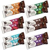 NuGo Slim 12ct Variety 16-17g Protein, 3g Sugar, High Fiber, Low Net Carb, Keto Friendly, Gluten Free