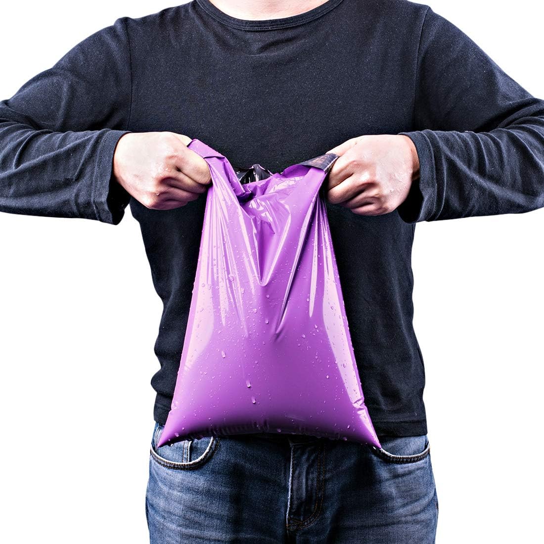 Metronic 10x13 Poly Mailers Purple Shipping Bags 100PC Envelopes Mailers with Self Adhesive Purple Poly Bags Waterproof and Tear-Proof Postal Bags : Office Products