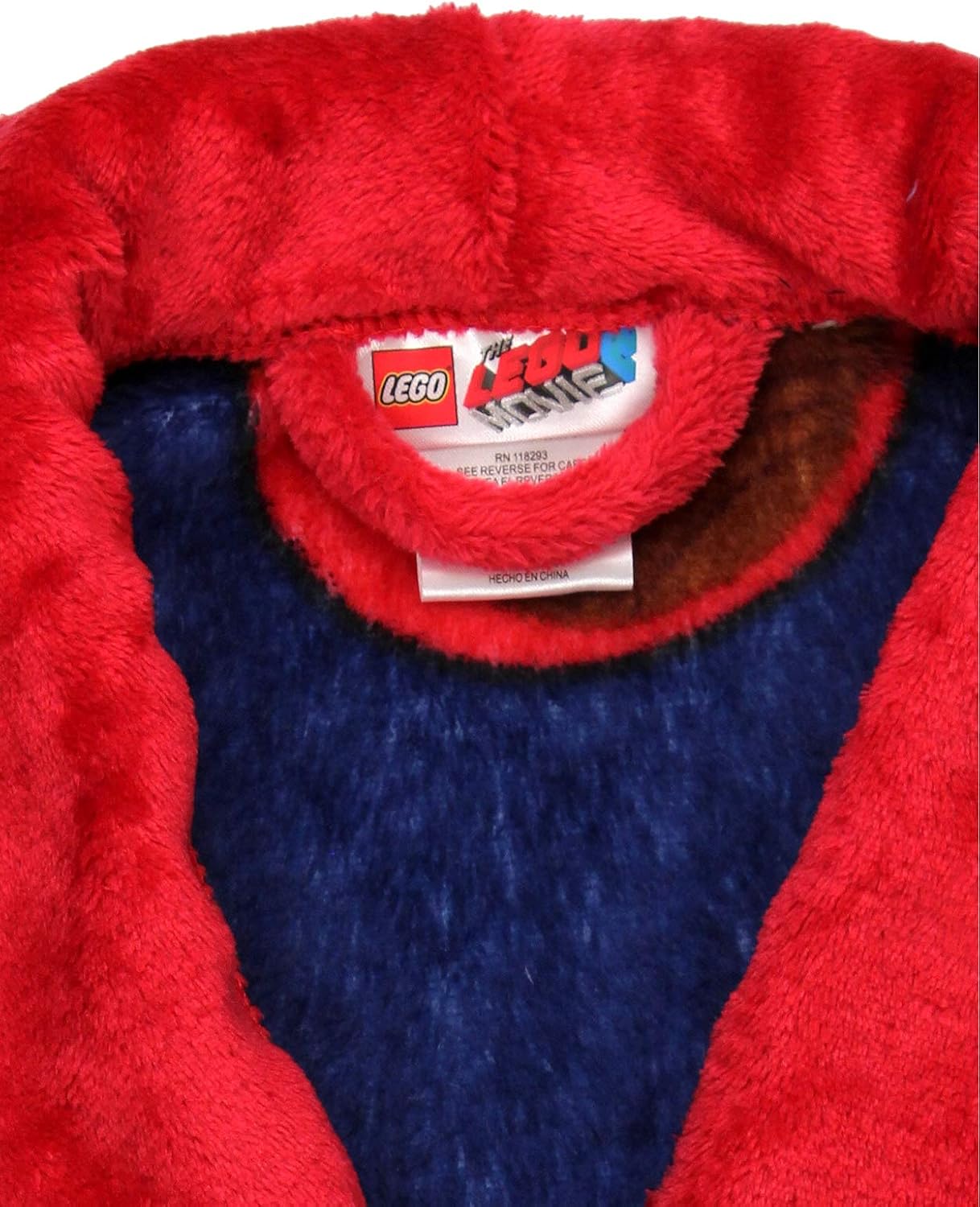 Lego Movie 2 The Second Part Boys Fleece Bathrobe Robe: Clothing