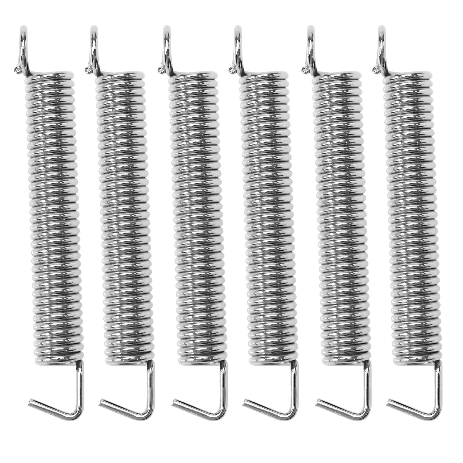 Be In Your Mind 6PCS Guitar Noiseless Tremolo Bridge Springs Compatible with Floyd Rose ST/Stratocaster Style Electrical Guitar Musical Instrument Accessories Silver