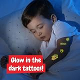 Science4you Hot Wheels Temporary Tattoos Glow in Dark Kids Party Gift 5-9+ Years view 5