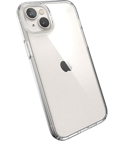 Speck Prodotti Gemshell Custodia per iPhone 14 Pro Max con glitter, trasparente/trasparente con glitter platino