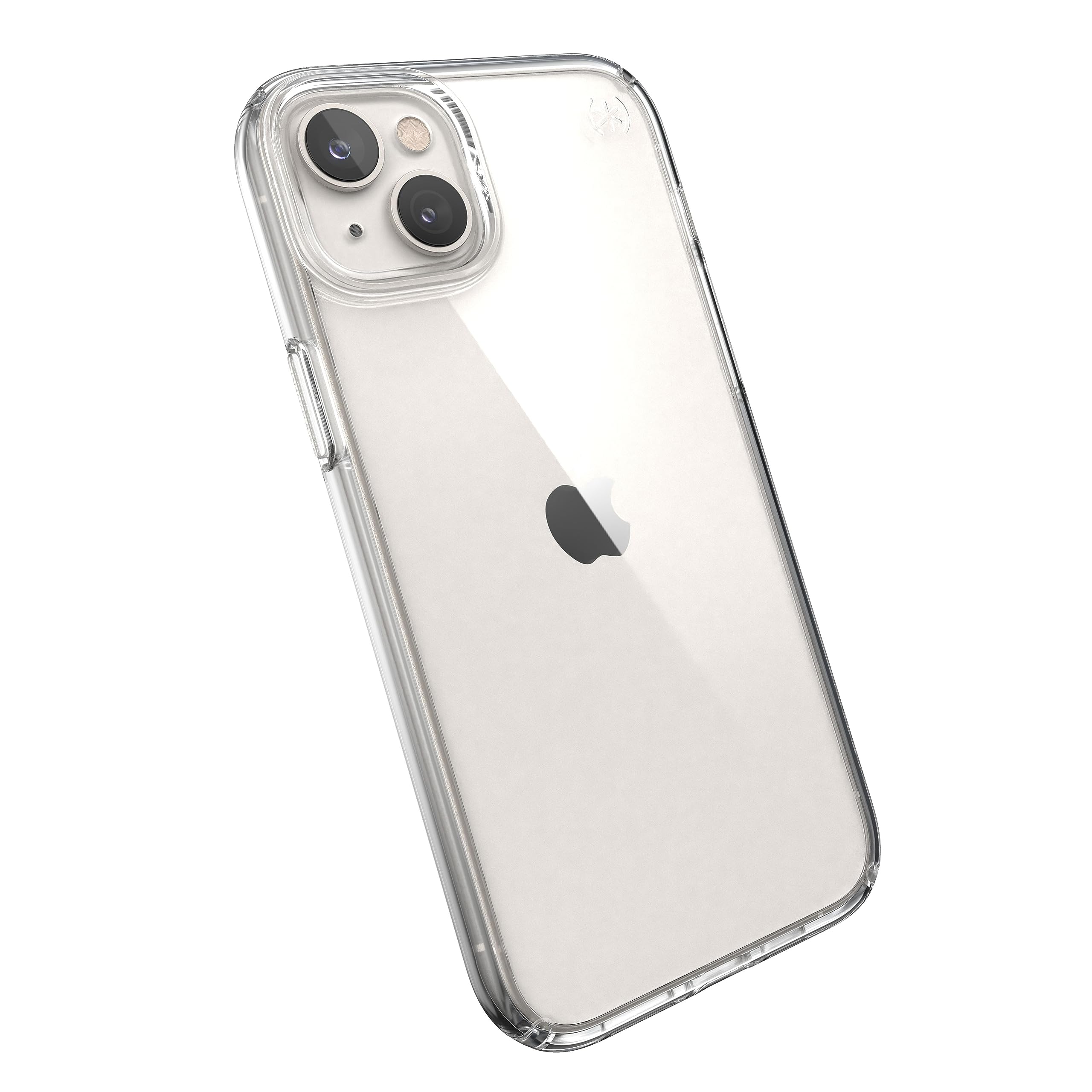 Photo 1 of Speck Clear iPhone 14 Plus Case - Drop Protection, Scratch Resistant, Dual Layer Slim Phone Case for 6.7 Inch iPhones 14 Plus - MagSafe Compatible - Anti-Yellowing - Presidio Perfect - Clear/Clear