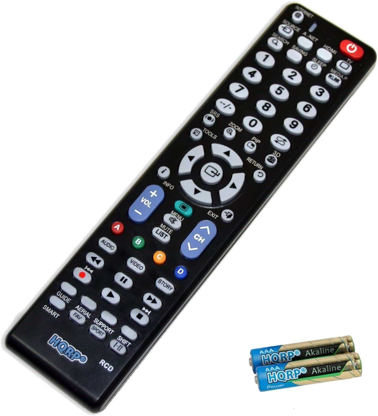 HQRP Remote Control Compatible with Samsung LNS4051D LNS4051DX LNS4052D LNS4052DX LNS4092DX LNS4095D LCD LED HD Smart TV