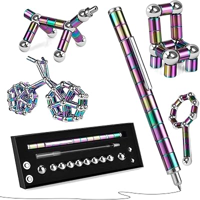 RAPID007 Multicolor Fidget Pen Magnetic Decompression Ballpoint Pen