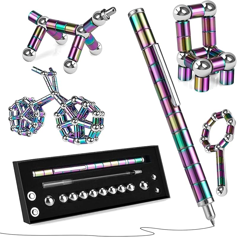 RAPID007 Multicolor Fidget Pen Magnetic Decompression Ballpoint Pen