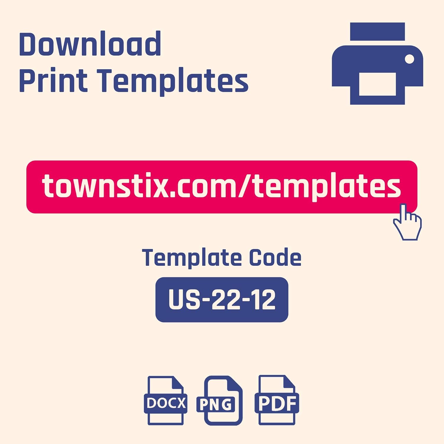 2" x 2" Kraft Labels Stickers, Letter Size with Print Template - 30 Sheets, Pack of 360 : Office Products