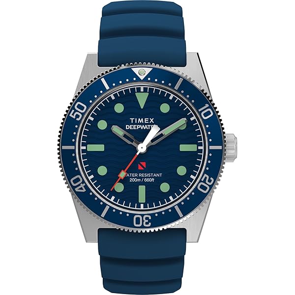 Amazon.com: Timex Men's Deep Water 44mm Watch - Black Strap Black