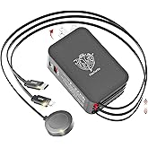 FlexTurtle Retractable Apple Watch Charger, 5 in 1 Travel Charging Station for Apple Devices, Retractable Chargers for Multiple Devices with Multi Charging Cable, Charger Block for Apple Gear (Grey)