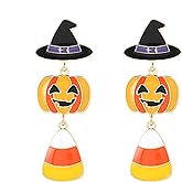 Halloween Dangle Drop Earrings for Women Unique Funny Earrings Halloween Party Costumes Earrings Thanksgiving Day Jewelry Gifts