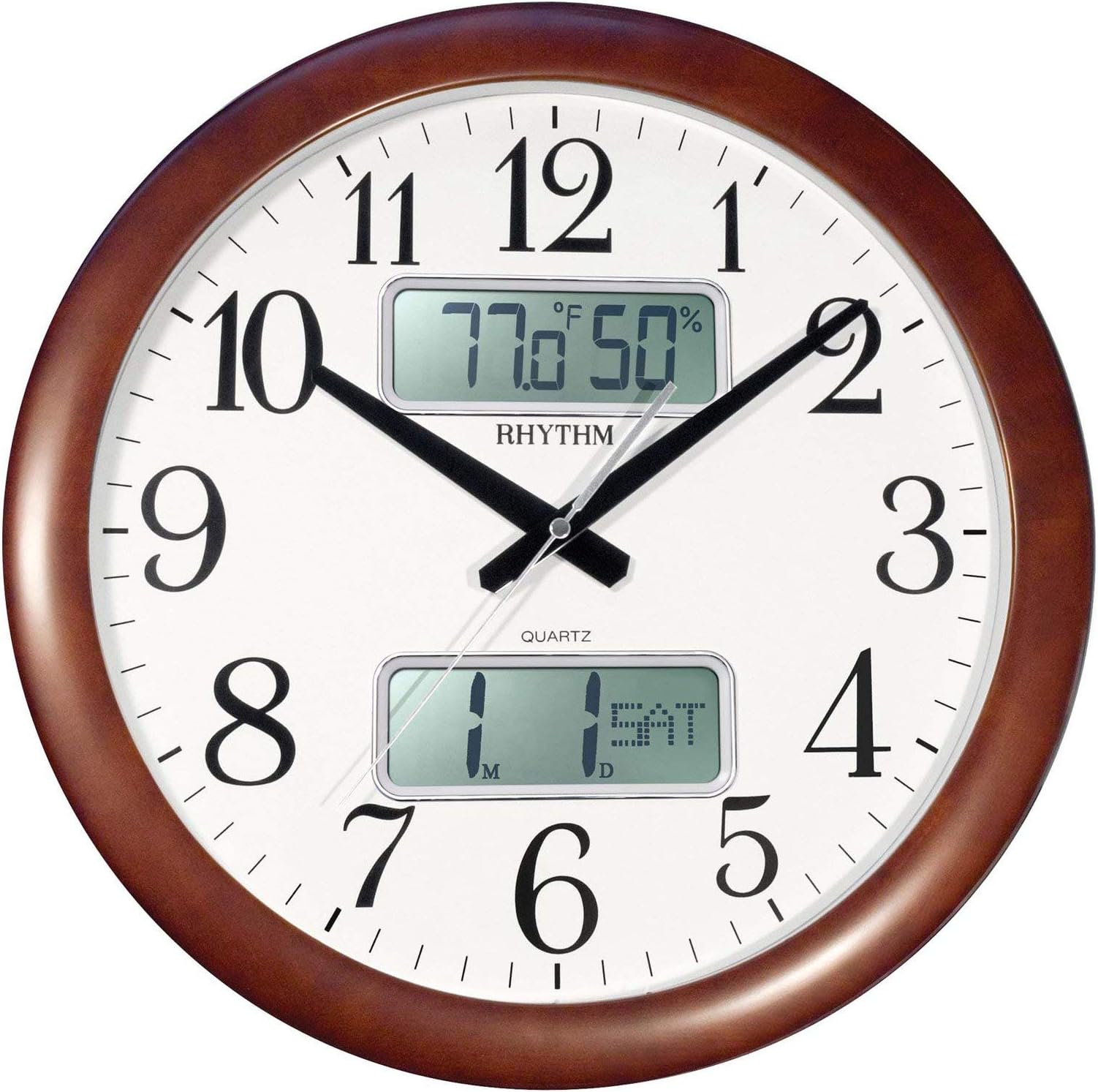 Crystal Hearts Musical Clock Silver