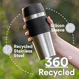 Moon 360° Travel Mugs Leakproof Insulated Stainless Steel 450ml Black view 9