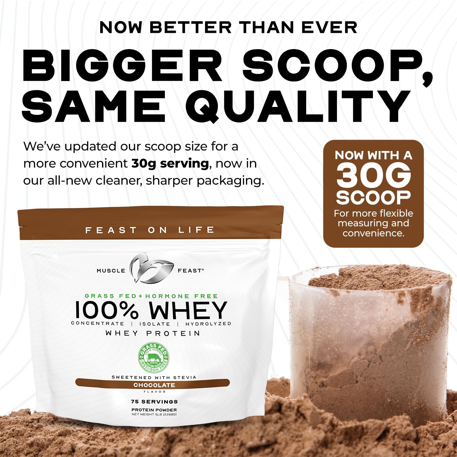 Mua Muscle Feast 100% Grass Fed Whey Protein Powder, All Natural ...