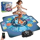 BulaBe Upgraded Dance Mat for Kids with Wireless Bluetooth, 5 Game Modes, LED Lights,Electronic Music Game Dance pad Floor Toys for Girls Boys Birthday Gifts Ages Toddlers 3-5 4-8 8-12 Year Old