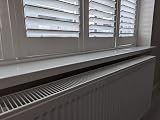 White UPVC Window Board Cill Cover 1.1m Long 9mm Thick Plastic Sill Capping view 2