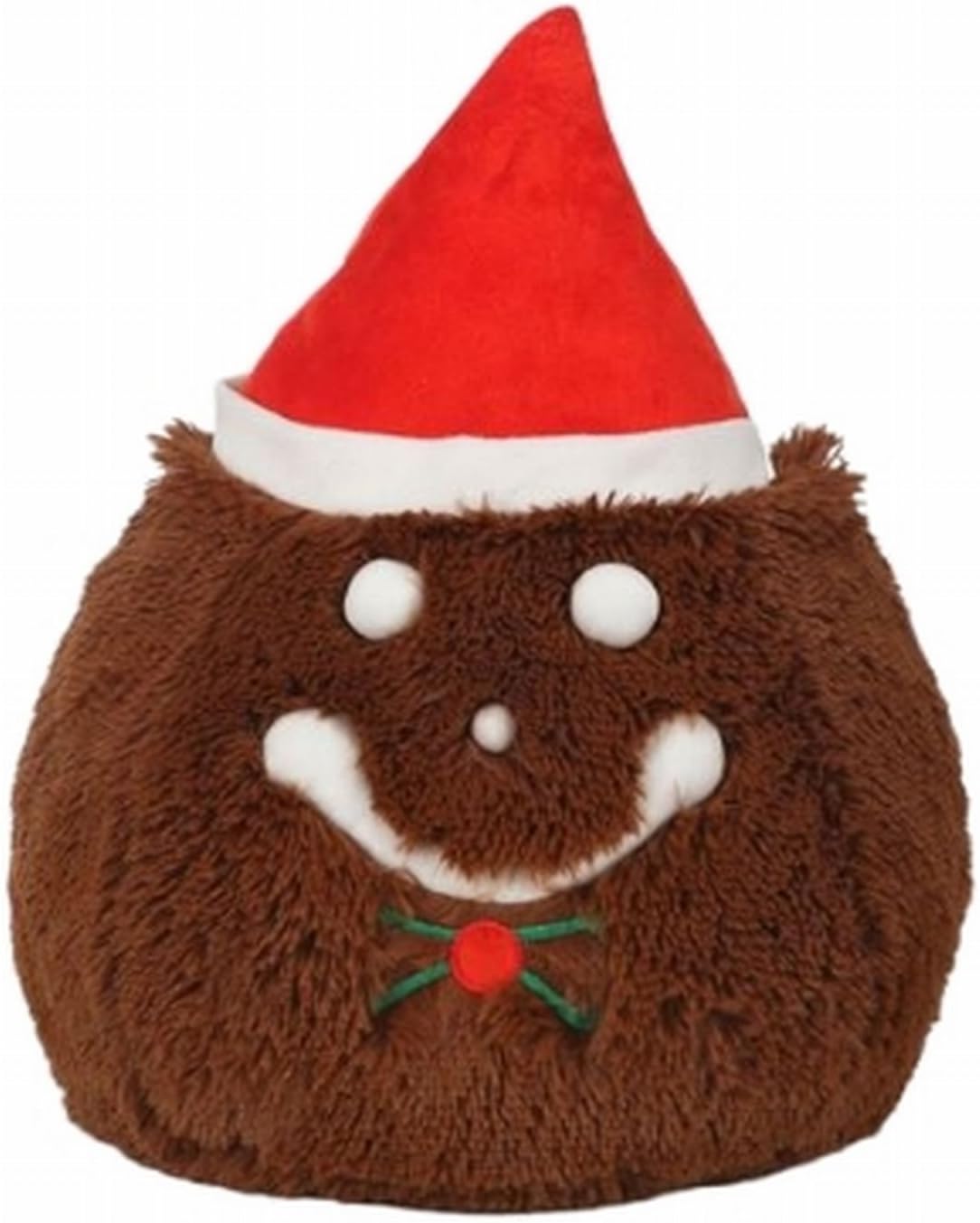 ShopkoChristmas Chubby Brown Gingerbread Man Stuffed Animal 12" Plush Pillow Pal