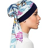 FADACHY Chemo Headwear for Women,Chemo Caps Lightweight for Summer with Head Scarf,Silky Soft Hair Turbans Fashion