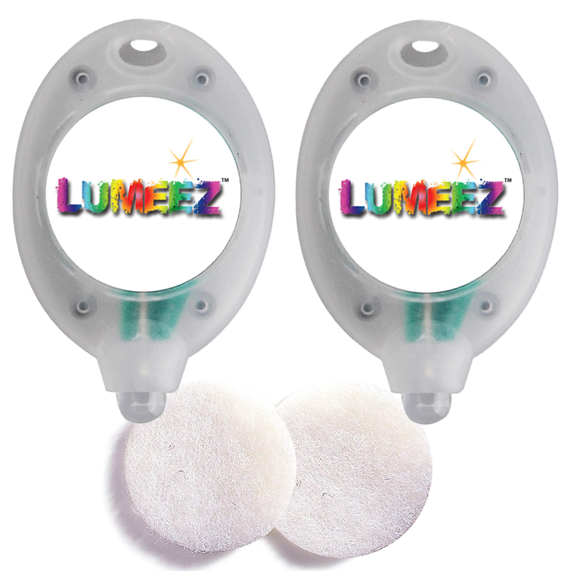 Lumeez LED Skate Lights Illumination for Ice Skates, Skateboards, Scooters, In-Line Skates & Roller Boots With Replaceable Batteries Made (Green)