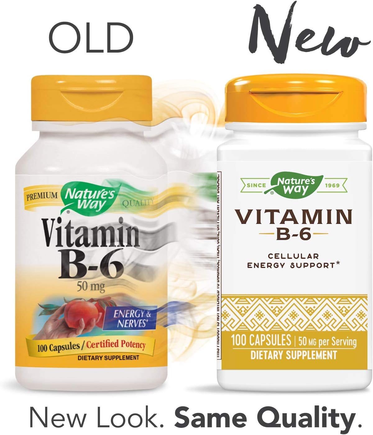 Nature's Way Vitamin B-6, 50 mg per serving: Health & Personal Care