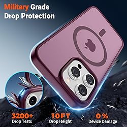 SUPFINE Magnetic for iPhone 15 Pro Max Case