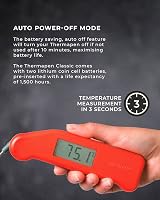 ETI SuperFast Thermapen 3 Classic Food Thermometer Red - 4.5" Probe view 4
