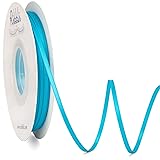 Ribbli Turquoise Blue Double Faced Satin