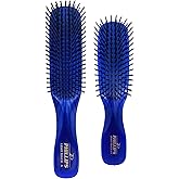 Phillips Brush Light Touch 6 Sapphire Blue Hair Brush & Petite Sized Combo Pack by Phillips Brush