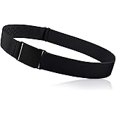 ONE-BELT No Show Invisible Elastic Belts for Women & Men 1.30" inch adjustable Non Slip Zero Bulk. Designed in USA.