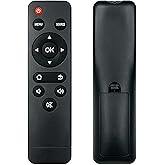 Molvgoc New Replacement Remote Control Compatible with Wimius S27 Mini LED LCD Wi-Fi Movie Portable Projector。