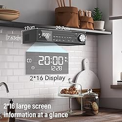 MONODEAL Bluetooth CD Player,Under Cabinet Kitchen