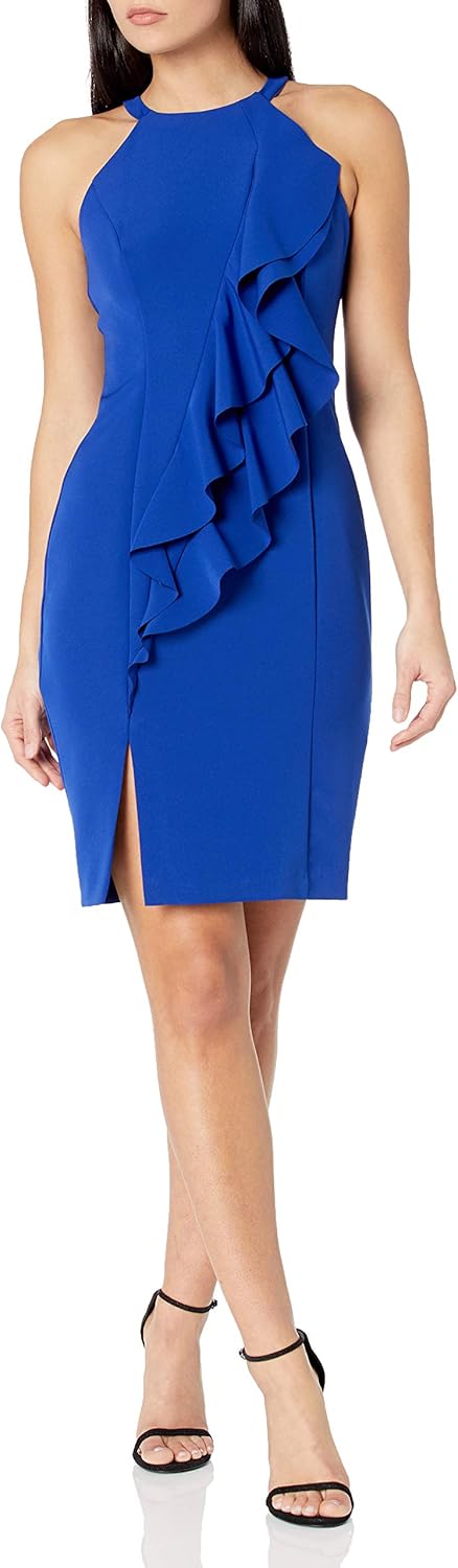 halter neck sleeveless dress vince camuto