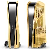 SIKEMAY PS5 Cover Plates for PlayStation 5 Console Disc Edition, PS5 Accessories Face Plates Side Shell with Cooling Fan Vents, Hard Shockproof Protective Custom Dust Skin Covers Case (Plating Gold)