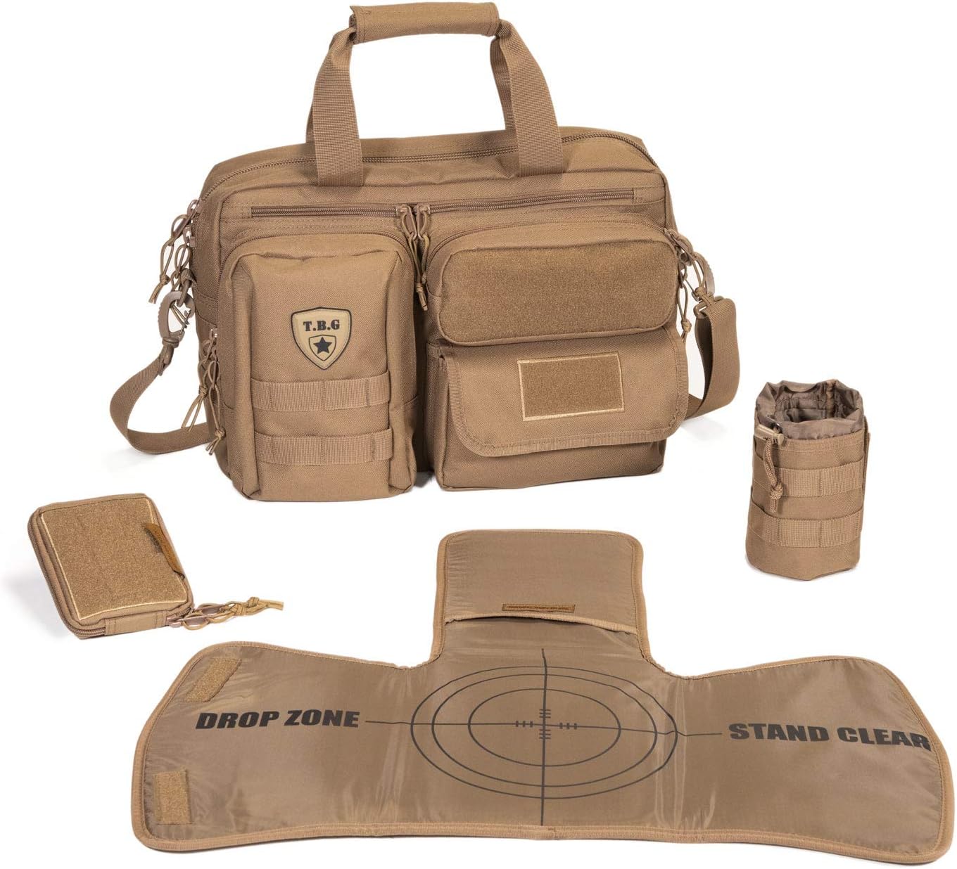 Tactical Baby Gear Deuce 2.0 Tactical Diaper Bag Combo Set and Changing Mat