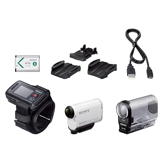 title=Sony HDR-AS200VR Action Camera con Kit Telecomando Live View, Sensore CMOS Exmor