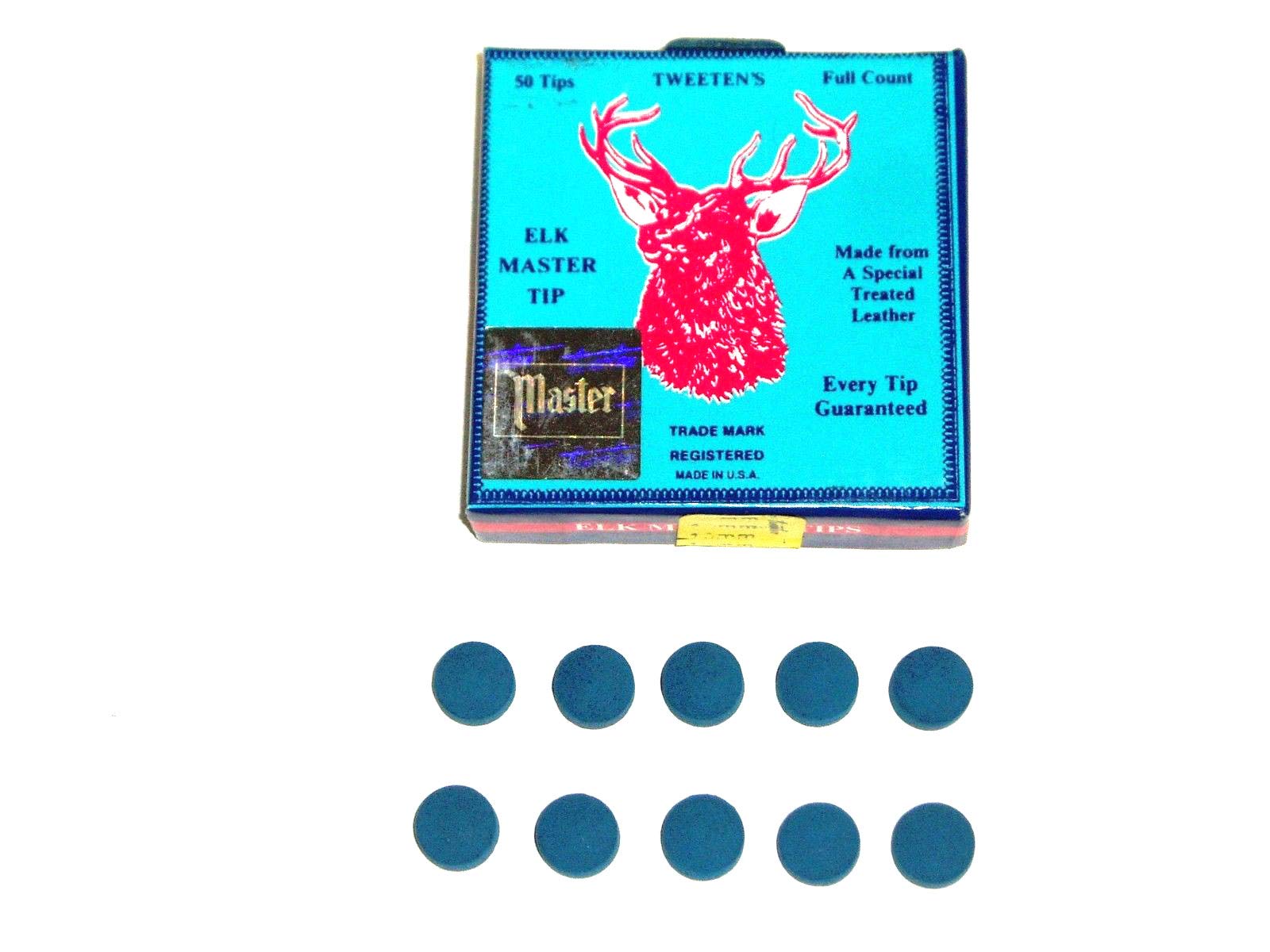 TWEENTEN ELK MASTER CUE TIPS AND QUANTITIES.** (10 x, 10mm)