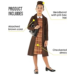 Morph Rosa Parks Costume For Girls Colonial Costume