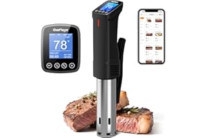 CharMeter WiFi Sous Vide Cooker Machine ISV-100W, 1000 Watts Power Sous Vide Cooker, Accurate Temperature Time Control with F