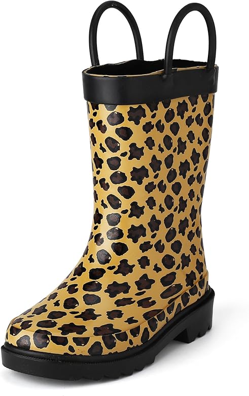 leopard rain boots amazon