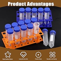Wokape 27Pcs 50ml Conical Centrifuge Tubes