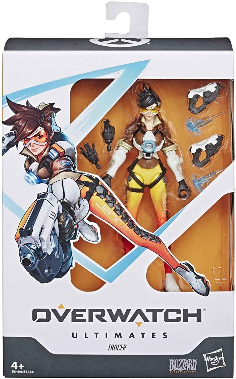 OVERWATCH Ultimates Series Tracer 6-Inch-Scale Collectible Action Figure with Accessories - Blizzard Video Game Character,Nylon/a