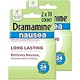 Dramamine Nausea Long Lasting, Nausea Relief, 10 Count (Pack of 2)
