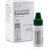 ARKRAY GLUCOCARD Expression Control Solution for Glucose Meter, Level 1 &ndash; Accuracy Check for Blood Glucose Meter and Test Strips, 2.5 ml Vial, 1 Count