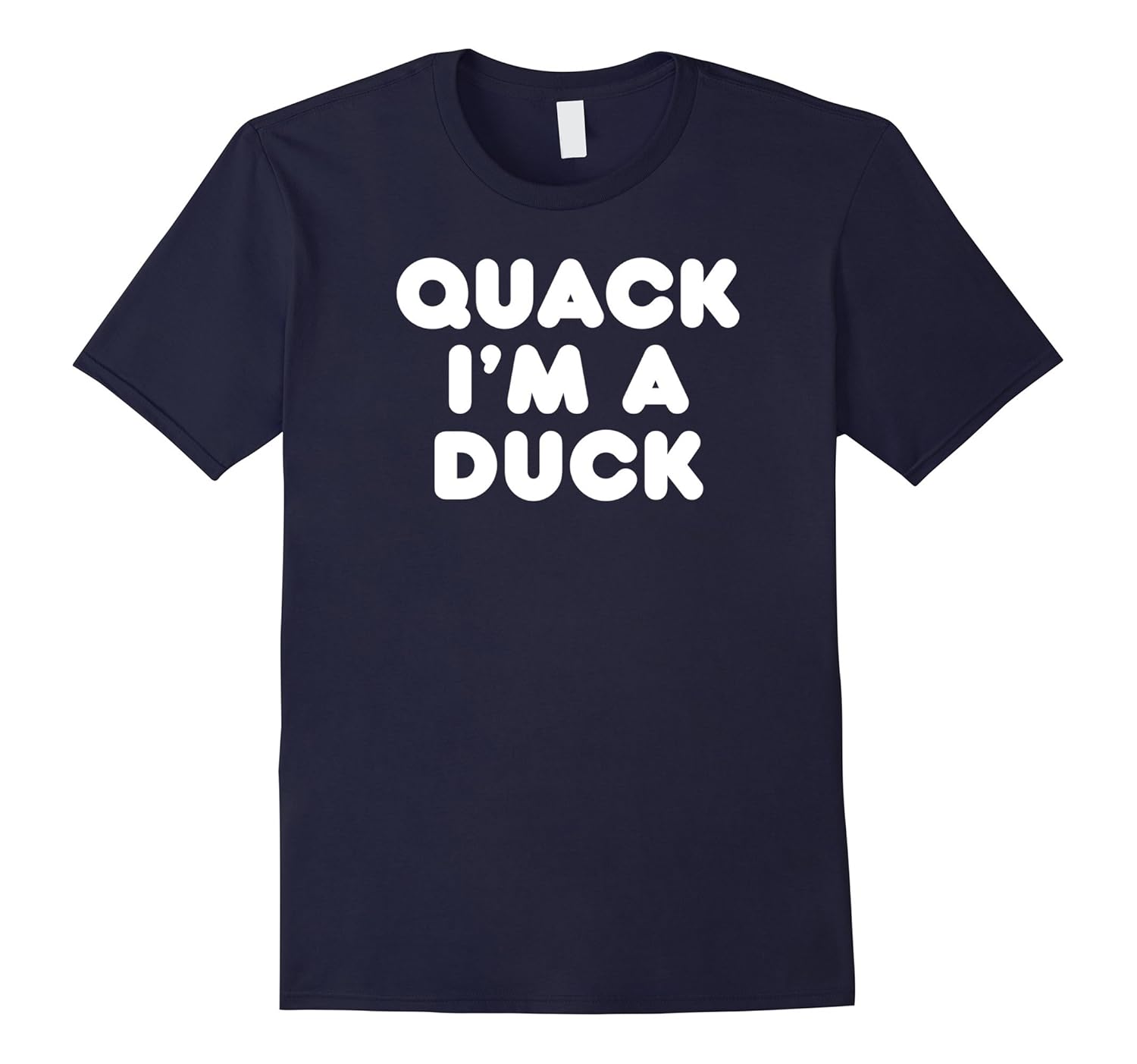 Quack I'm A Duck Funny Ironic Lazy Costume Halloween T-Shirt-Rose